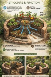 Permakultur: Schlüssellochhochbeet | Bauernhof Steiermark